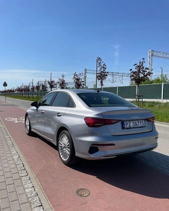 Audi A3 cena 128000 przebieg: 11500, rok produkcji 2022 z Kostrzyn małe 137
